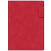 Ежедневник Lable Touch, недатированный, красный с логотипом