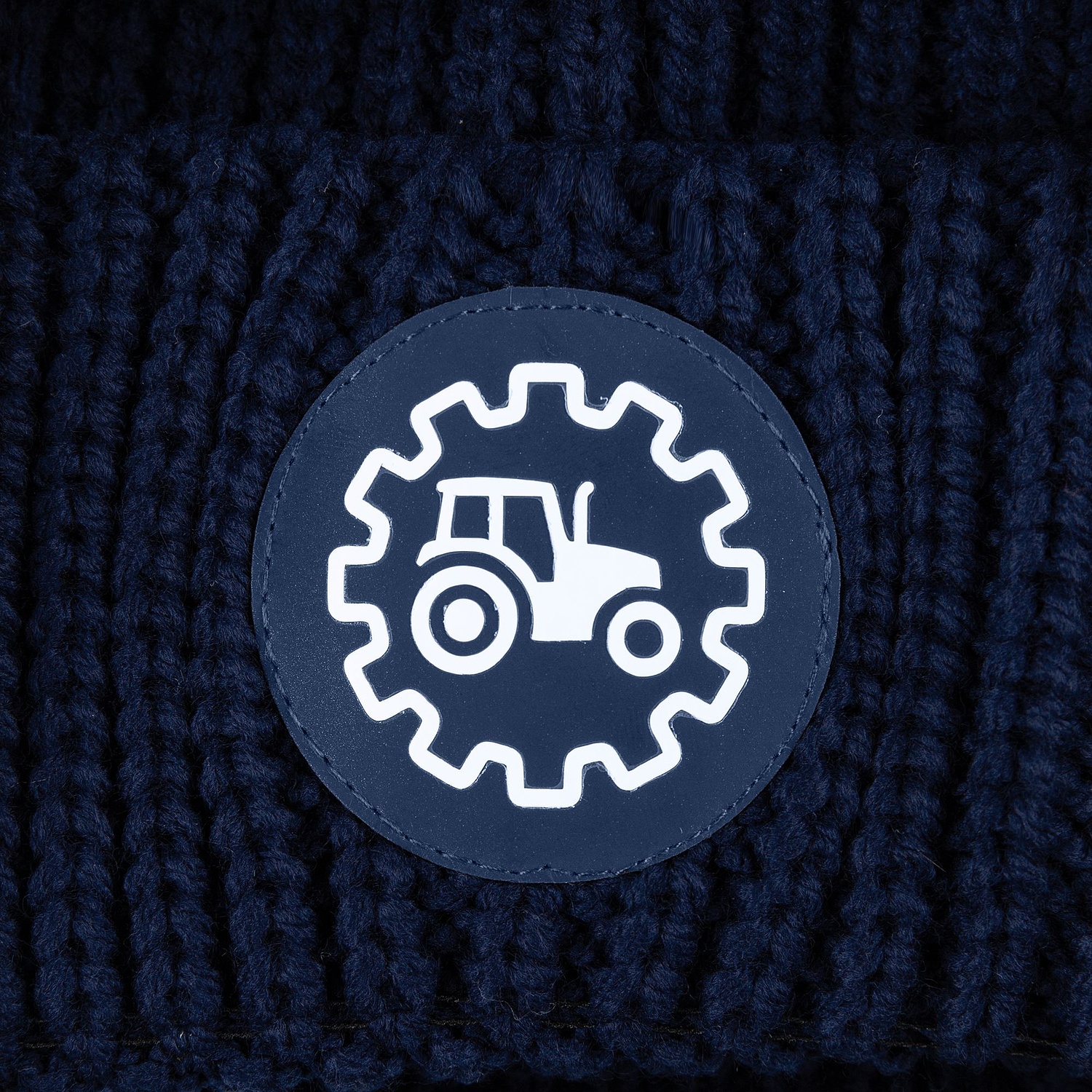 Шапка Nordvik, темно-синяя с логотипом