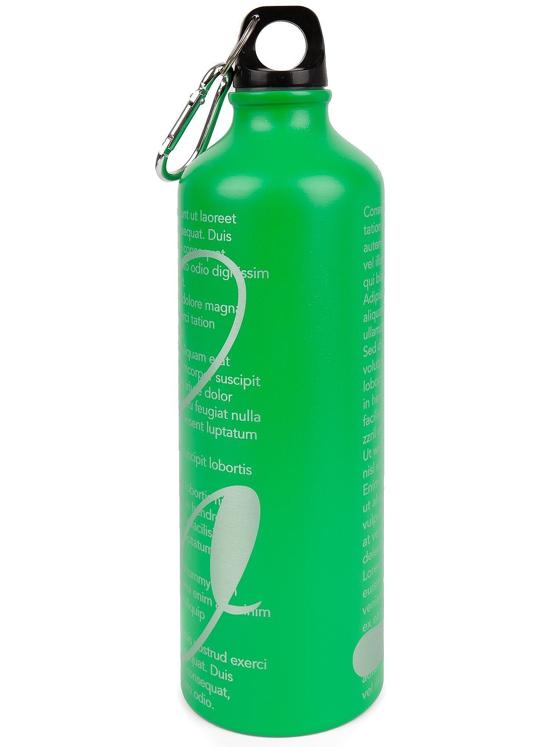 Бутылка для воды Funrun 750, зеленая с логотипом