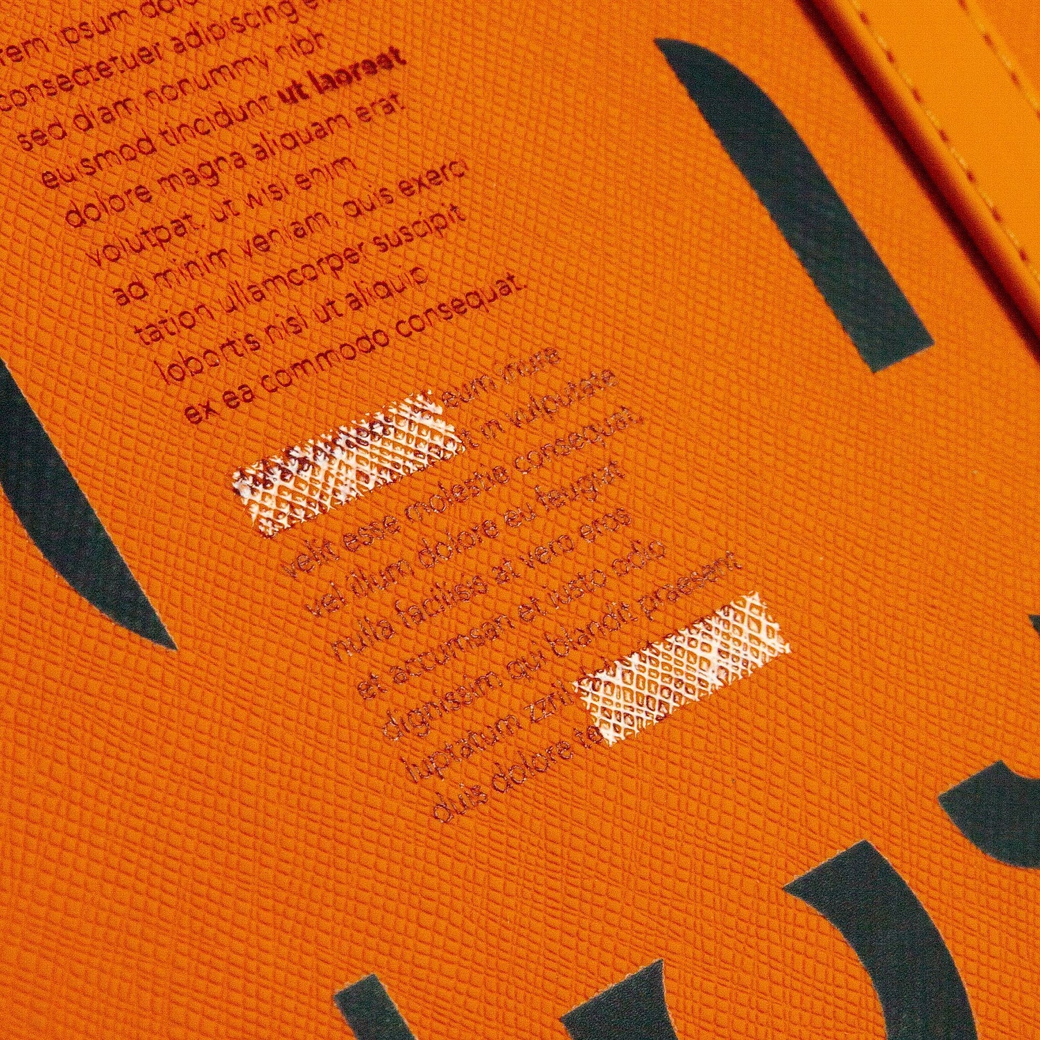 Ежедневник Peel, недатированный, оранжевый с логотипом