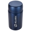 Термос для еды Relaxika 1000, темно-синий с логотипом