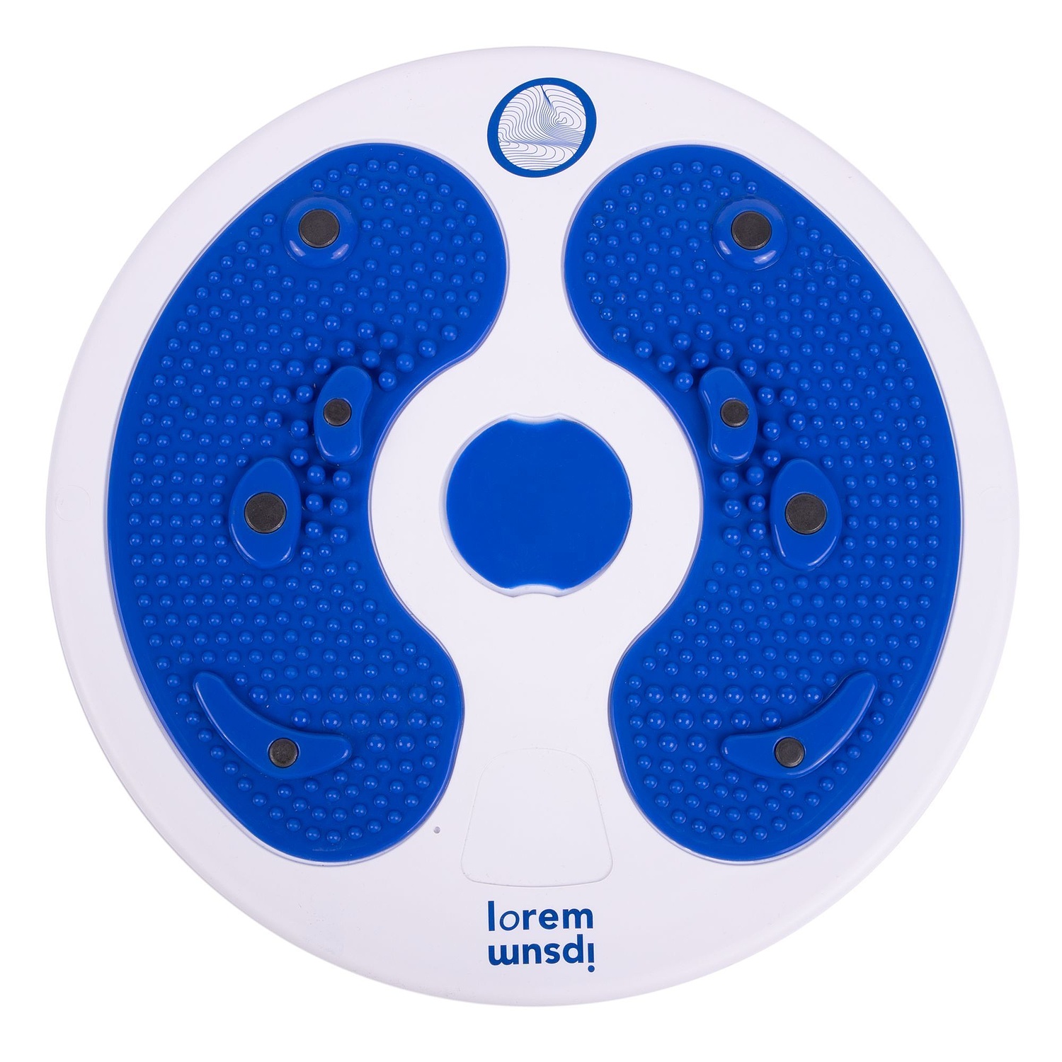 Диск здоровья вращающийся SpinTeam, белый с синим