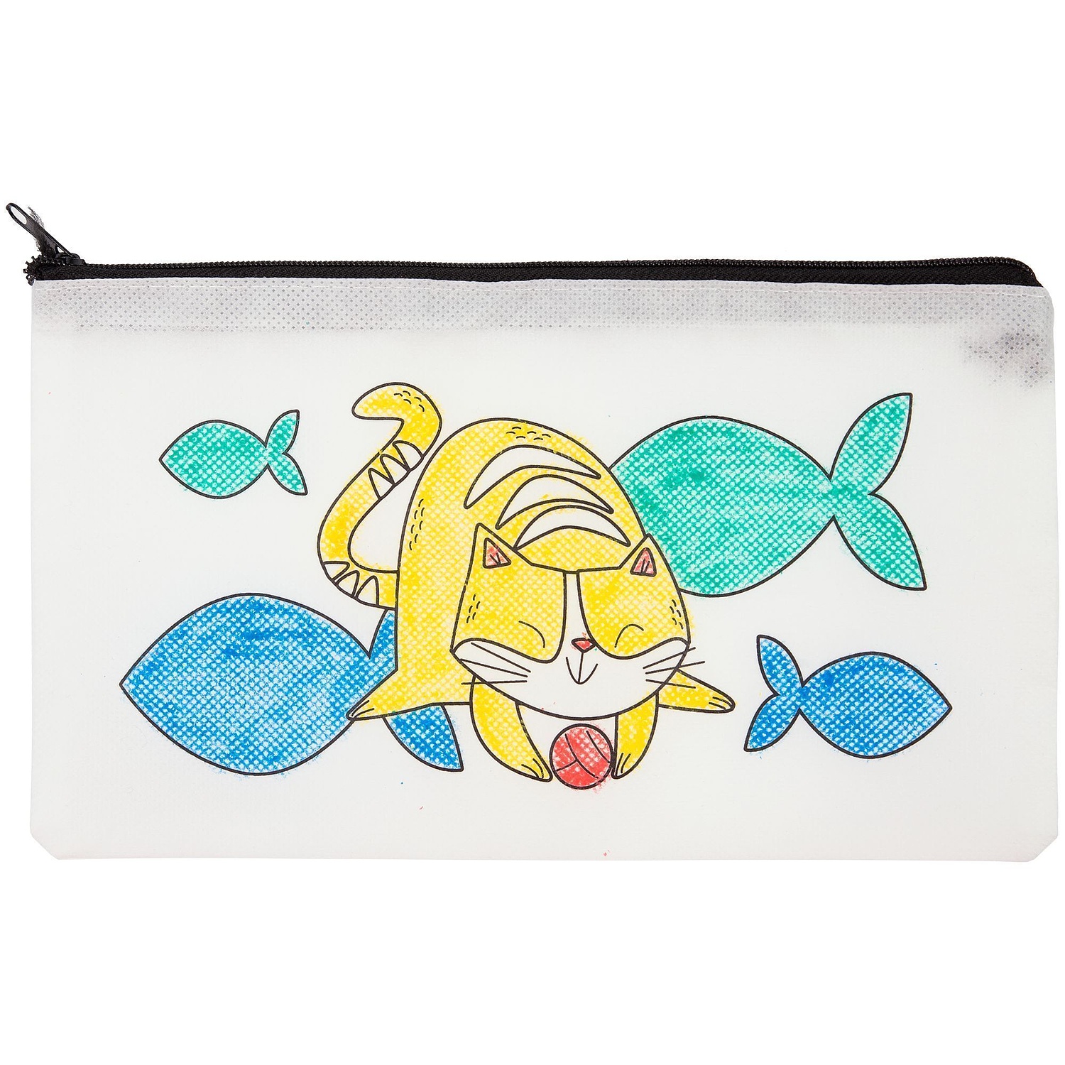 Пенал для раскрашивания Create, белый с логотипом