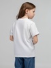 Футболка детская Regent Kids 150, белая с логотипом