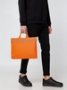 Сумка-папка Simple, оранжевая с логотипом