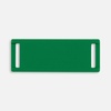 Лейбл из ПВХ Kova, зеленый с логотипом