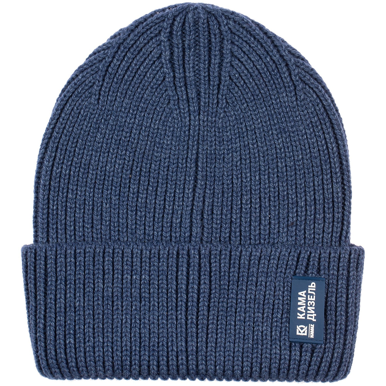 Шапка Tommi, синий меланж с логотипом