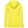 Толстовка с капюшоном женская Hoodie, желтая с логотипом