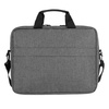 Сумка для ноутбука The First, серая с логотипом