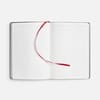 Ежедневник Nebraska Flex, недатированный, красный с серебристым с логотипом