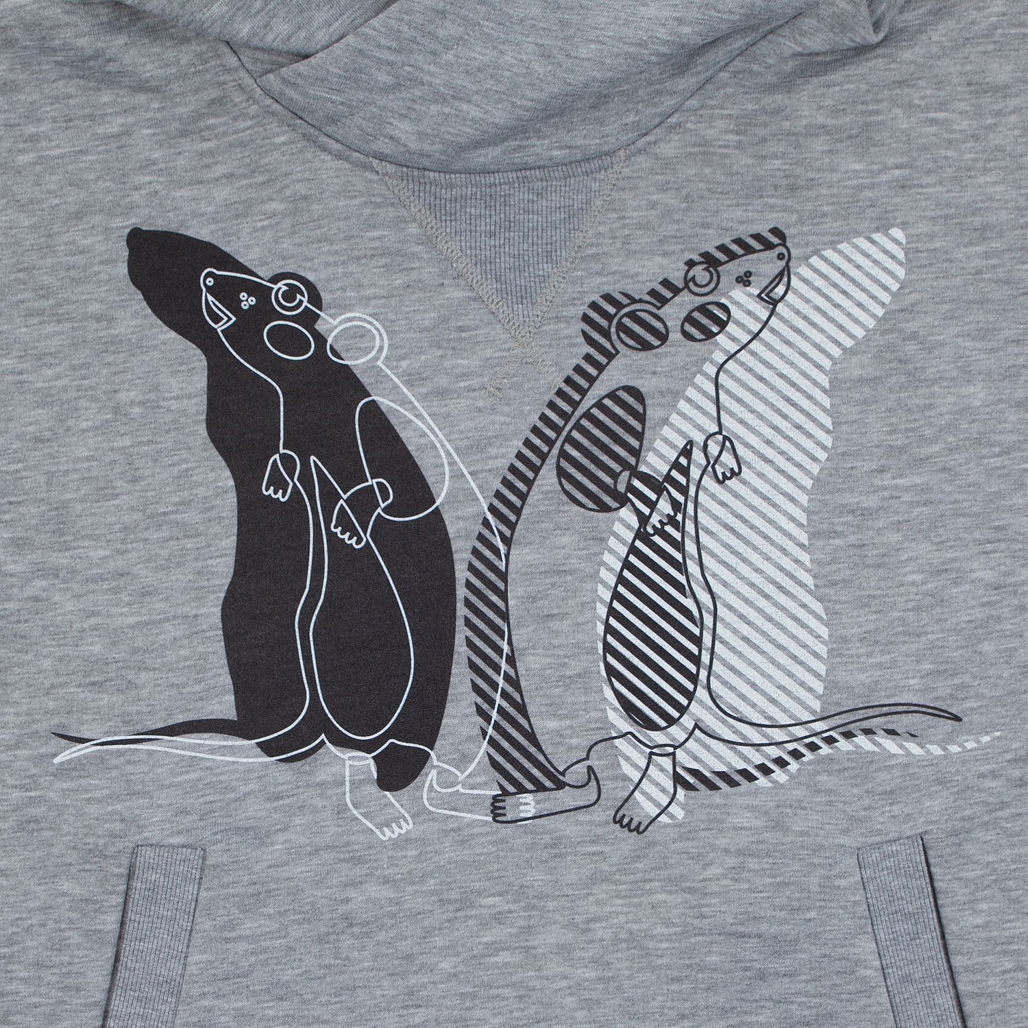 Толстовка Kulonga Terry, серый меланж с логотипом