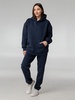 Худи Kulonga Oversize, темно-синее с логотипом