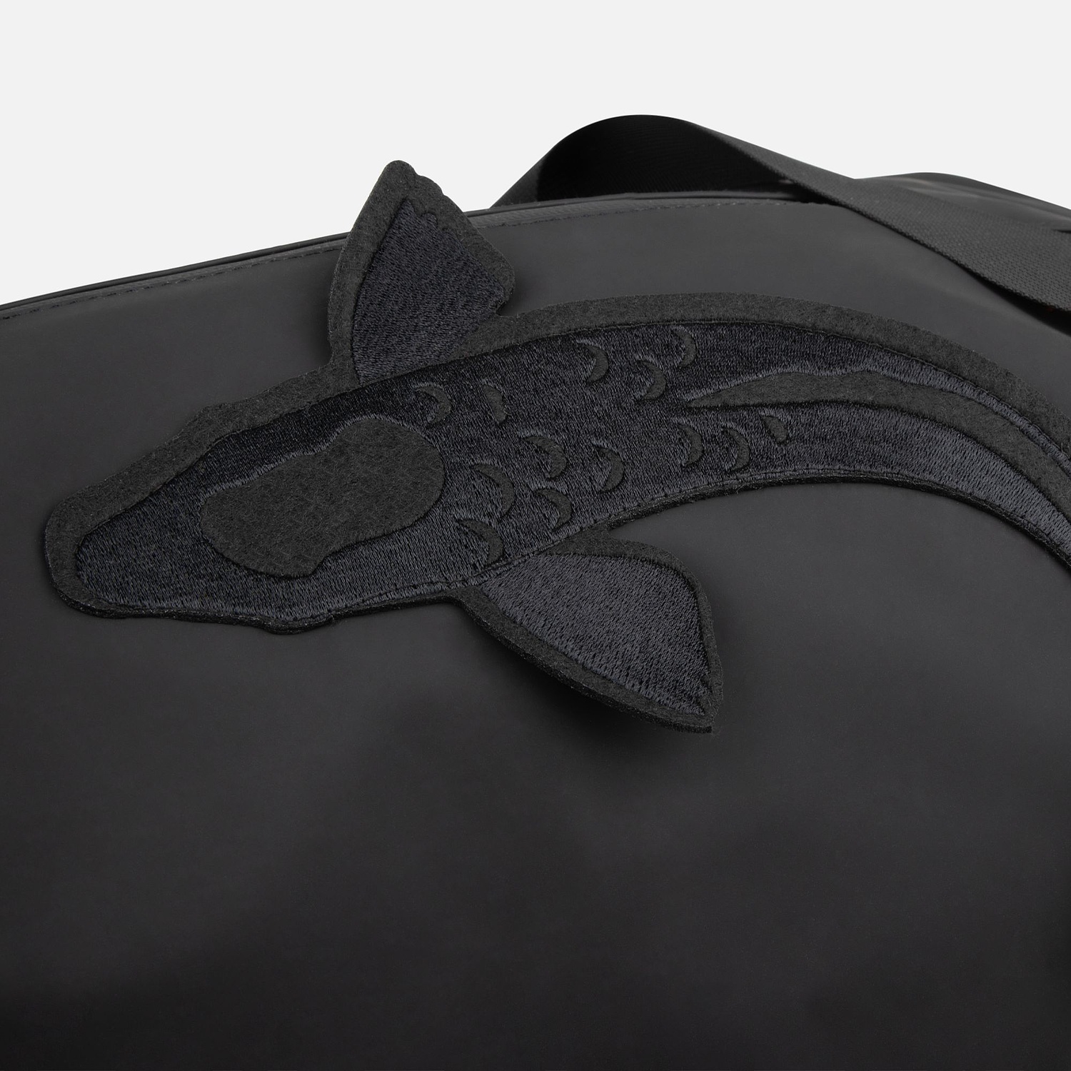 Дорожная сумка Traffic, черная с логотипом