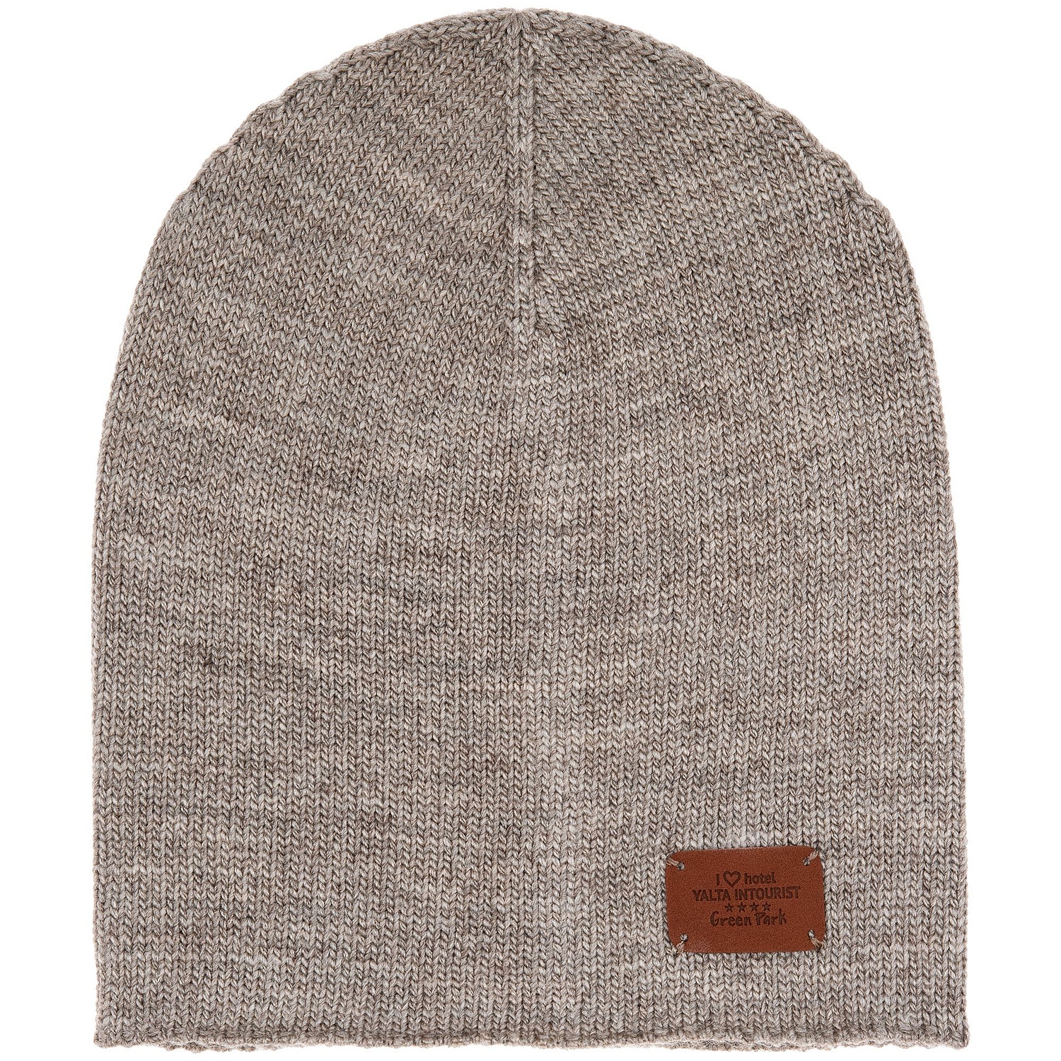 Шапка Dalia, светло-коричневая с логотипом