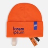 Шапка Urban Flow, оранжевая с логотипом