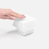Светильник с подставкой для смартфона Knoppi, белый с логотипом