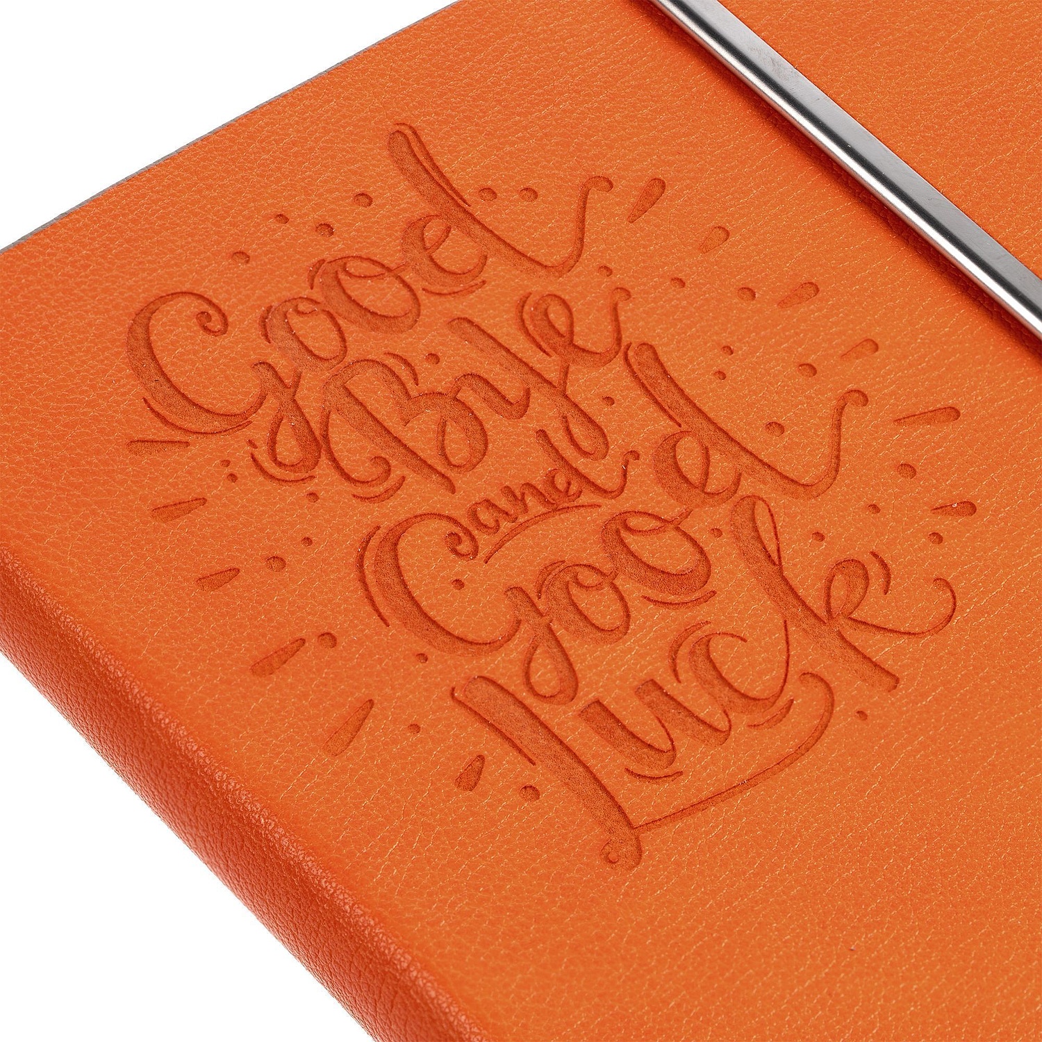 Ежедневник Petrus Flap, недатированный, оранжевый с логотипом