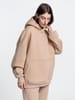 Худи Kulonga Oversize, бежевое с логотипом
