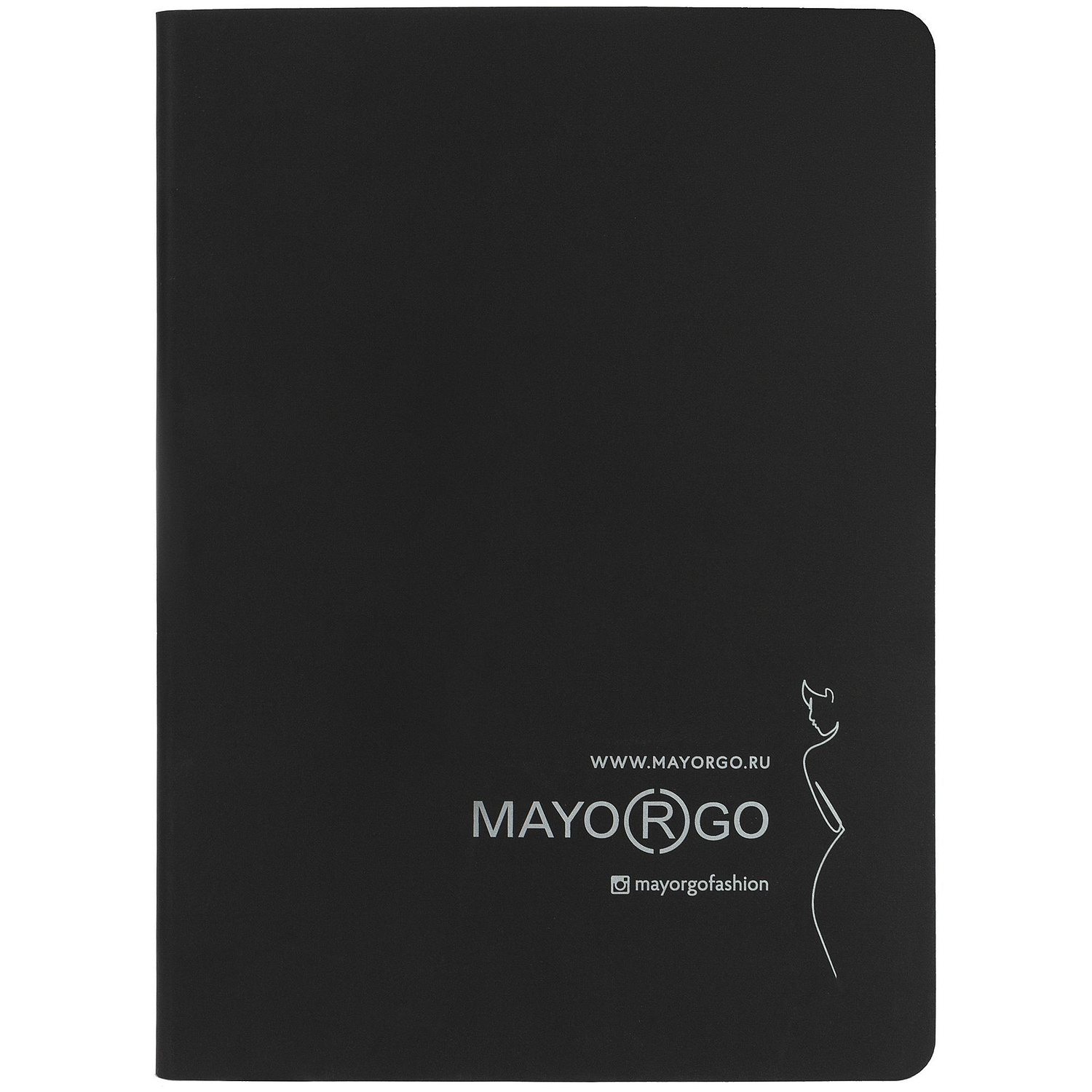 Ежедневник Flex Shall, датированный, черный с логотипом