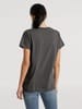 Футболка унисекс Firm Wear, черный меланж с логотипом