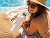Бутылка для воды Brooke, матовая белая с логотипом