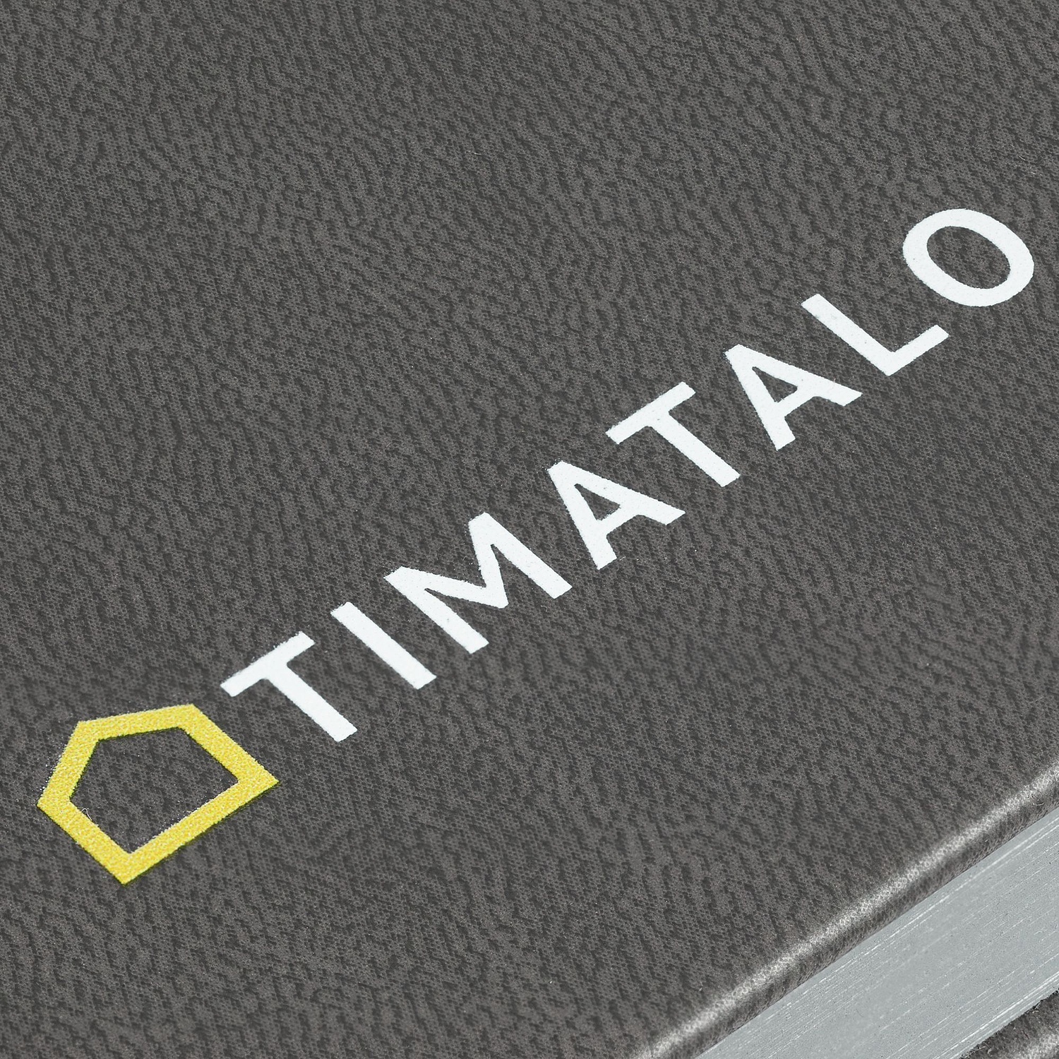 Ежедневник Romano, недатированный, темно-серый с логотипом