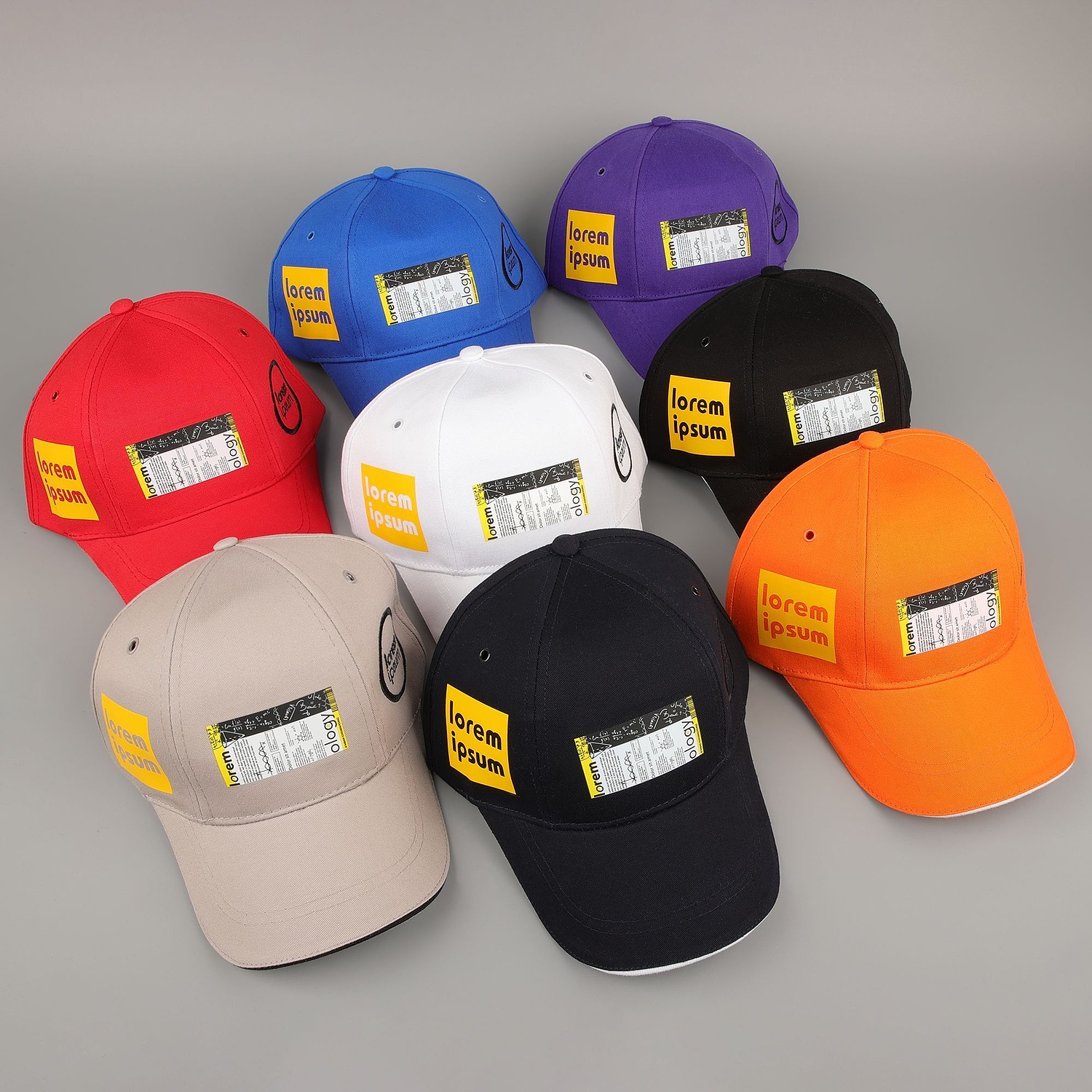 Бейсболка Canopy, фиолетовая с белым кантом с логотипом