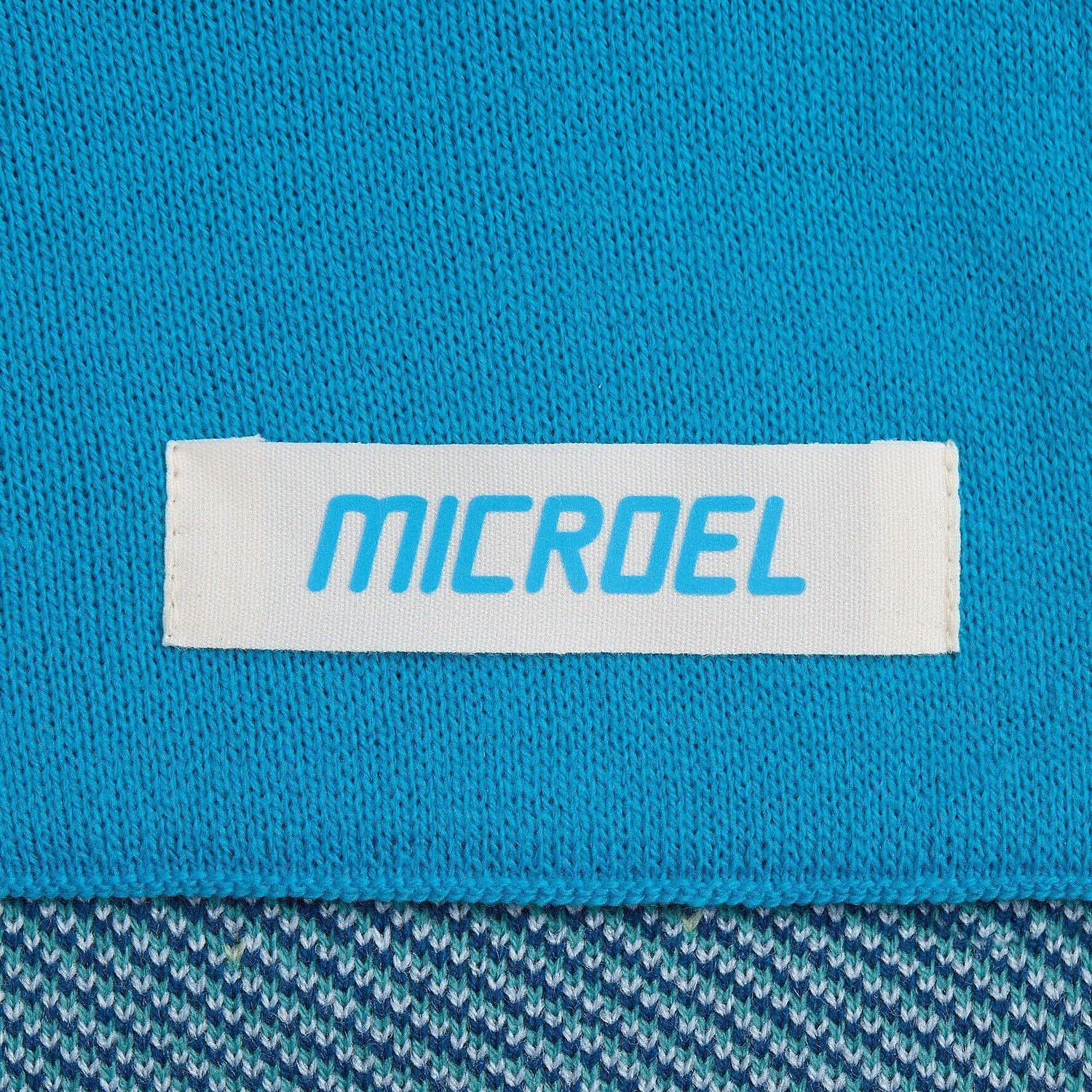 Лейбл хлопковый Doni, S, беленый с логотипом