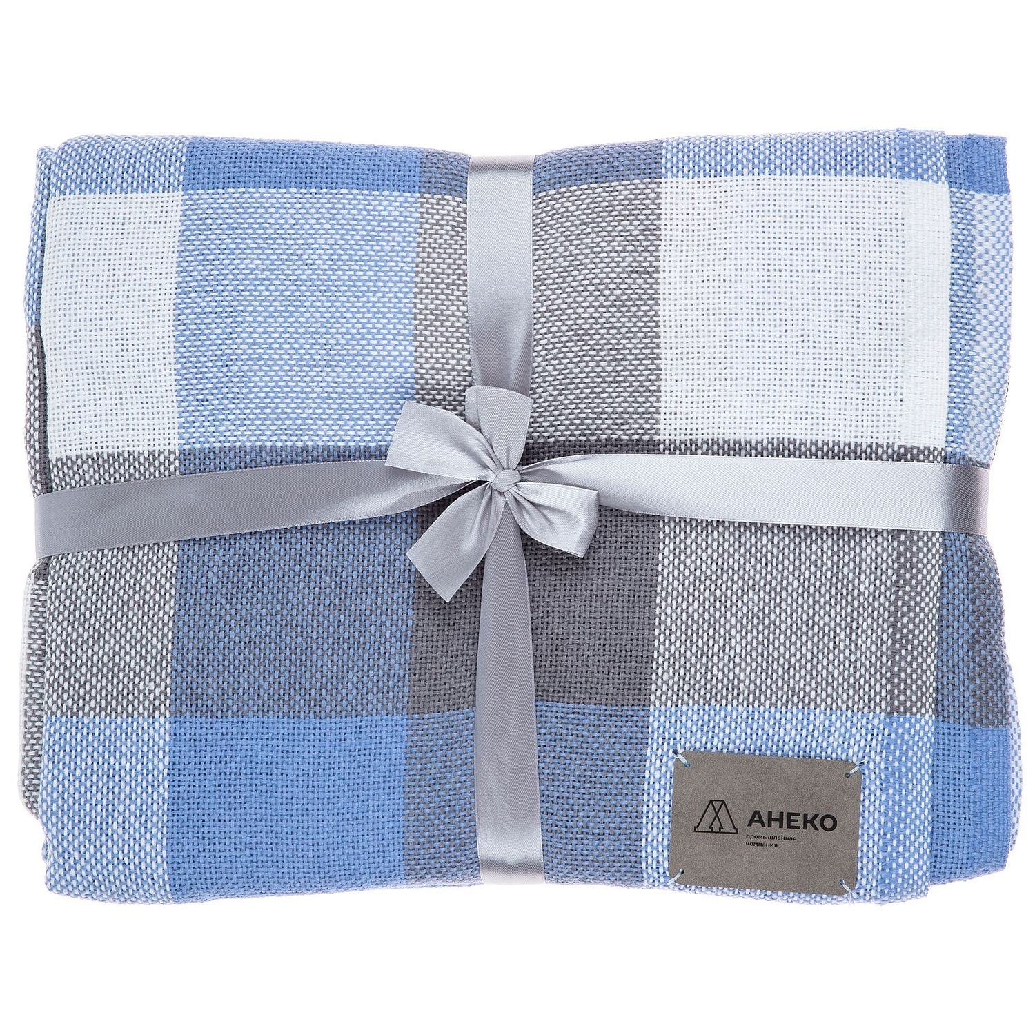 Плед London, синий с логотипом