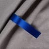 Лента сатиновая Satin 20 S, синяя, 20 см с логотипом