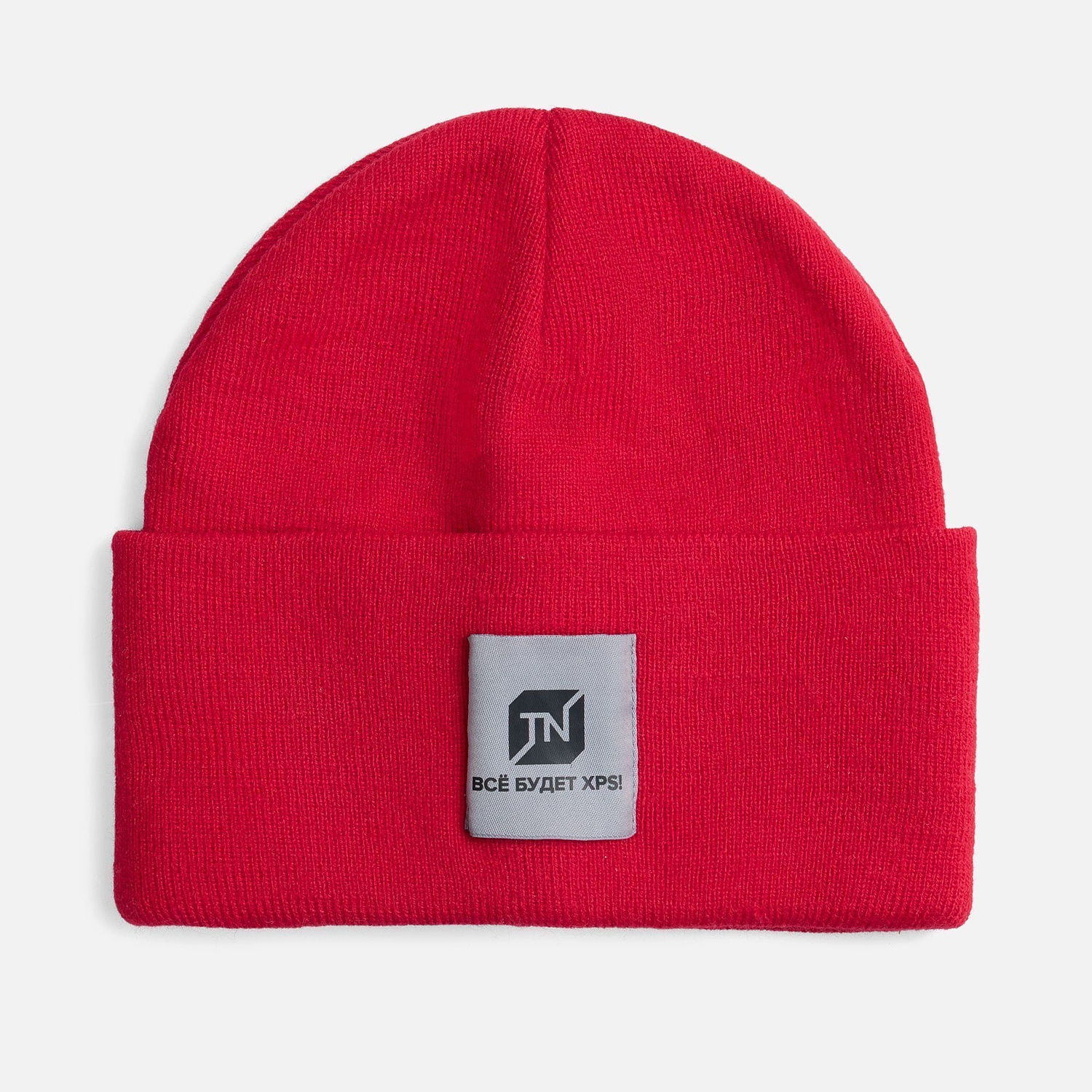 Шапка Urban Flow, красная с логотипом