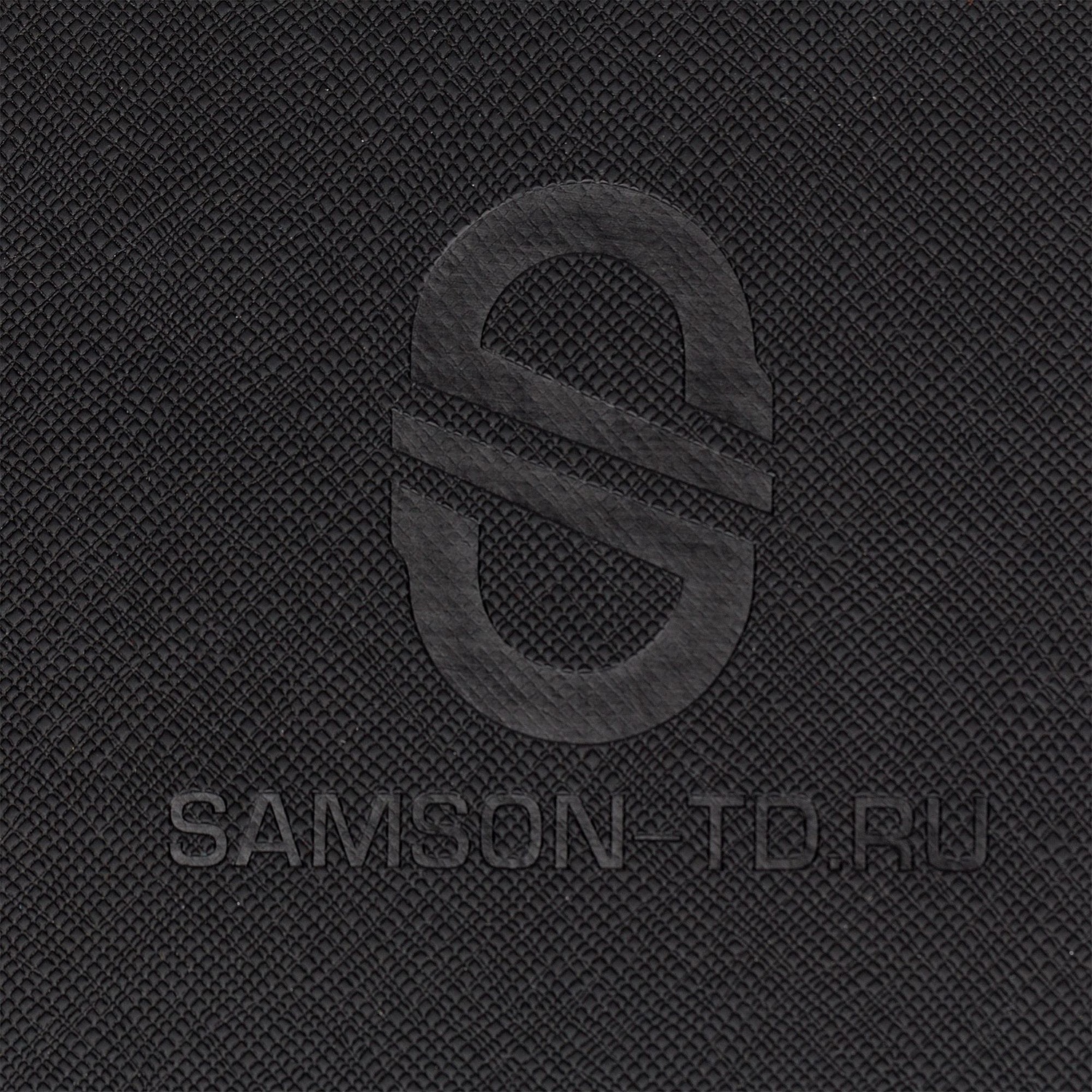 Ежедневник Nice Twice, недатированный, черный с голубым с логотипом