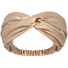 Повязка для волос Essential, бежевая с логотипом