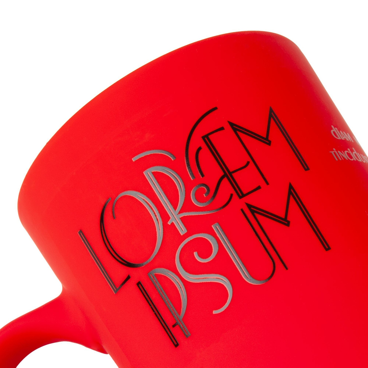 Кружка Best Noon с покрытием софт-тач, красная с логотипом