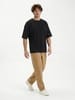 Футболка Oversize Premium 210, черная с логотипом