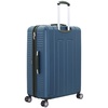 Чемодан Vaud L, синий с логотипом