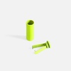 Наконечник для шнурка Nozzle, ver.2, желтый неон с логотипом