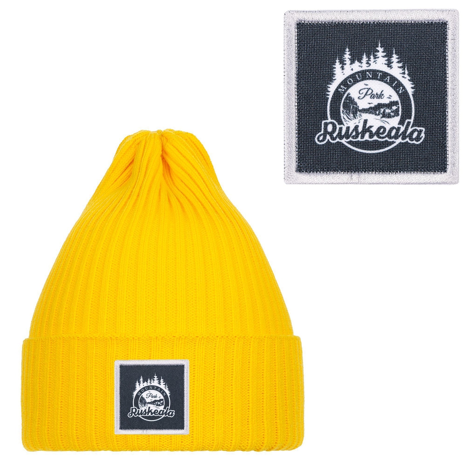 Шапка Yong, оранжевая (апельсин) с логотипом