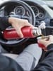 Термос «Арктика 600» с питьевой системой, красный с логотипом