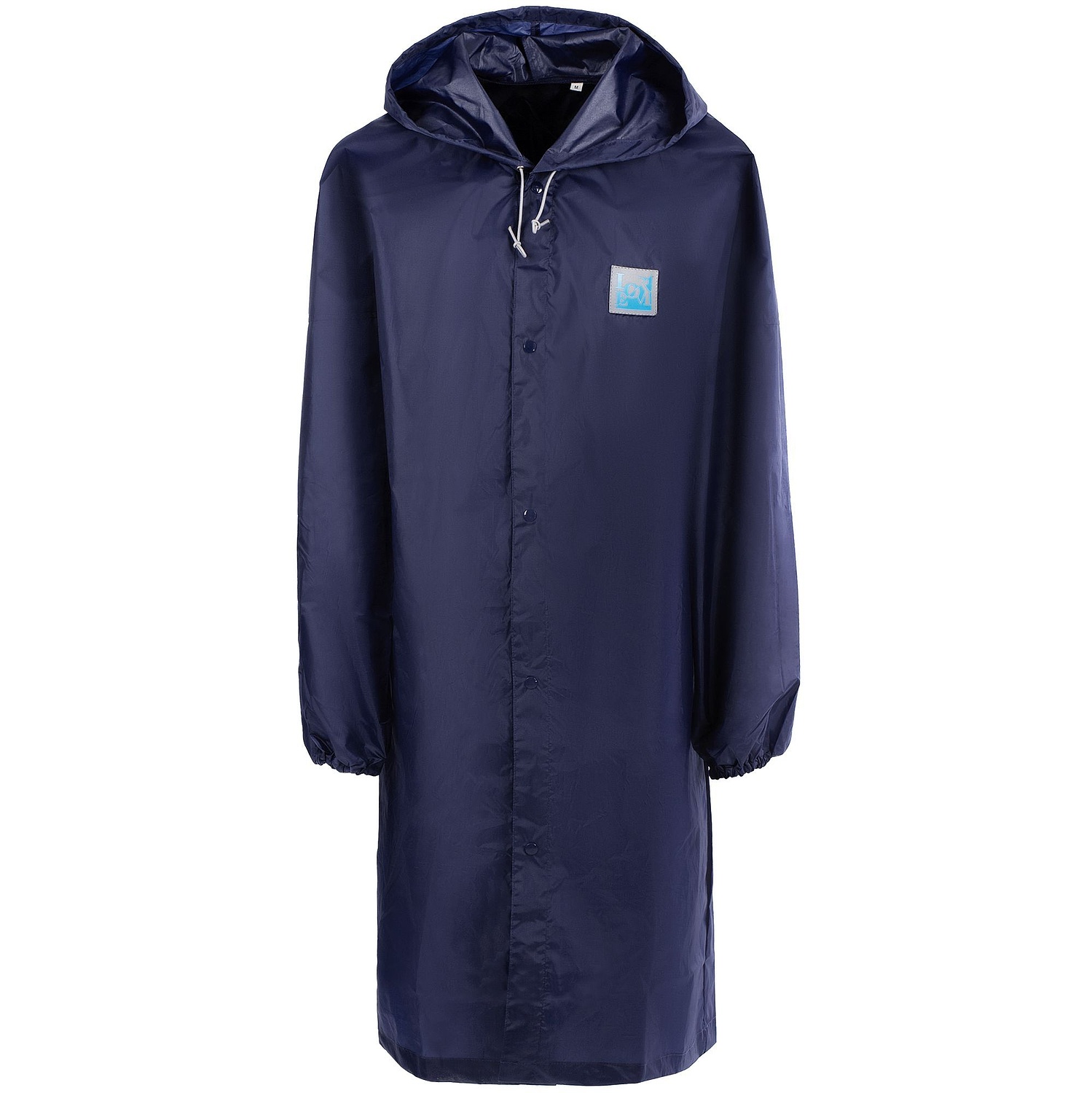 Дождевик унисекс Rainman, темно-синий с логотипом
