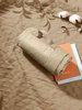 Плед для пикника Comfy, бежевый с логотипом