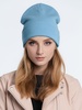 Шапка Real Talk, голубая с логотипом