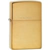 Зажигалка Zippo Classic Brushed, золотистая с логотипом