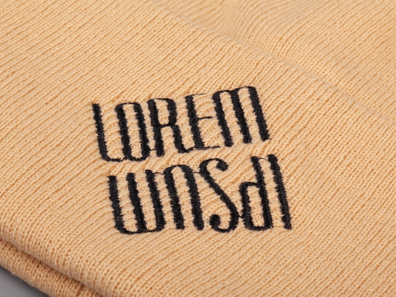 Шапка Urban Flow, бежевая