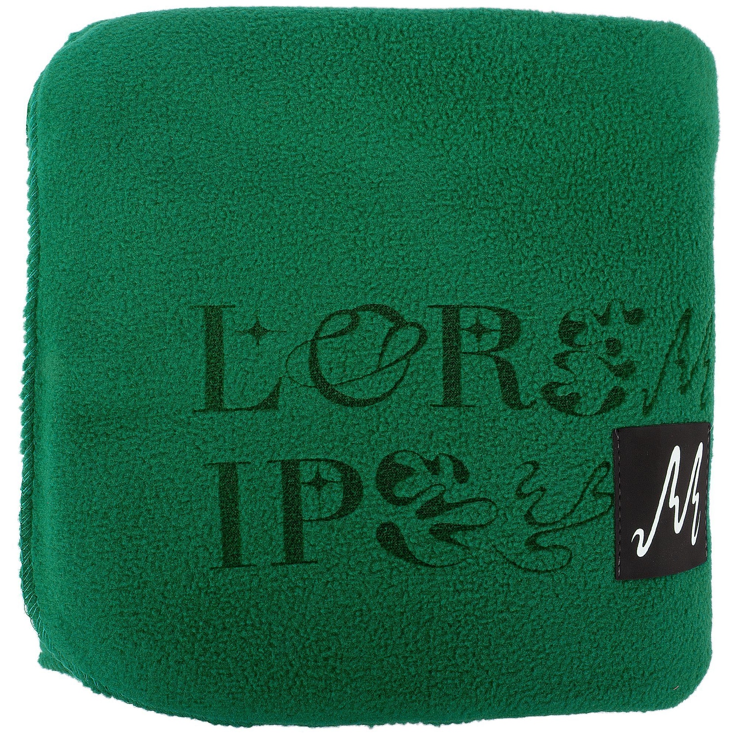 Флисовый плед Warm&Peace, зеленый