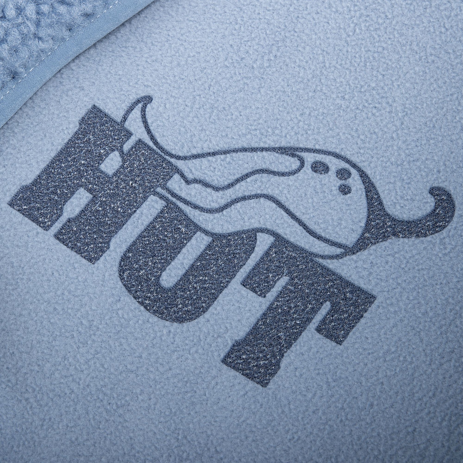 Куртка унисекс Oblako, голубая с логотипом