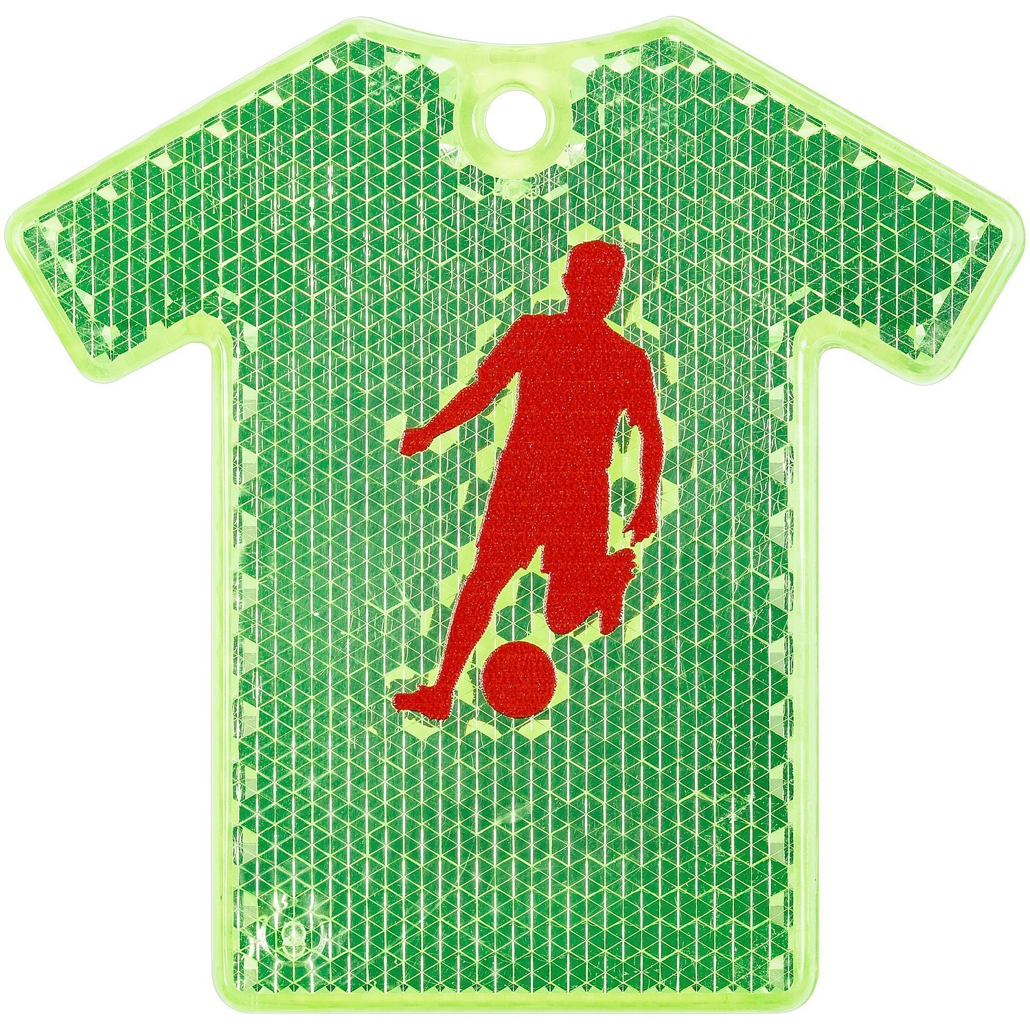 Светоотражатель «Футболка», зеленый