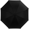 Зонт-трость Lanzer, черный с логотипом