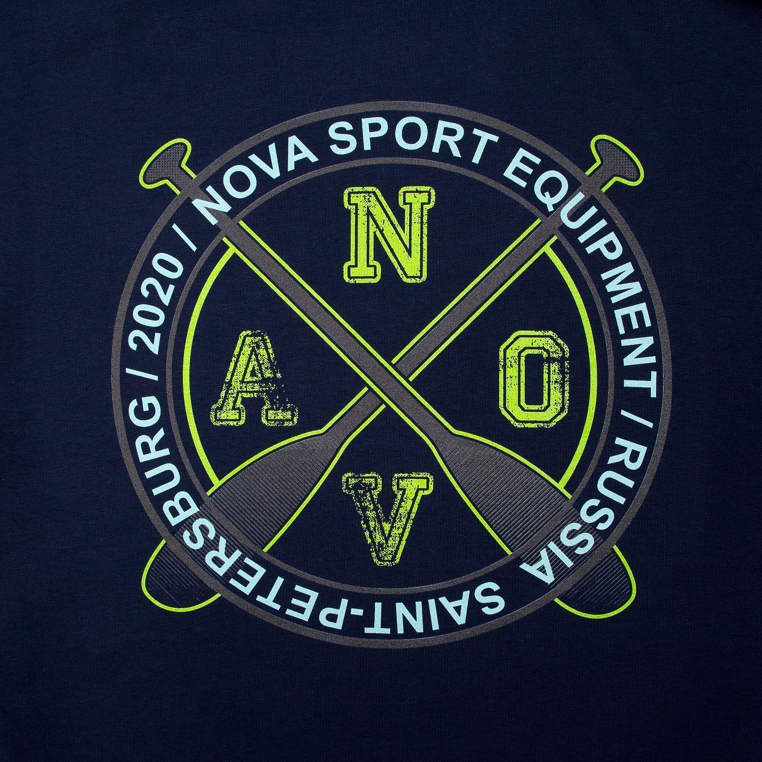 Худи унисекс оверсайз Seamark, темно-синее с логотипом