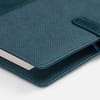 Ежедневник-органайзер Twill, недатированный, синий с логотипом